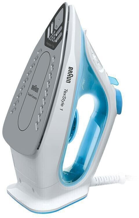 Утюг Braun SI 1050 BL, 2000 Вт, подошва SuperCeramic, самоочистка
